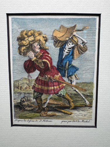  - Danse macabre (1780), 9 gravures aquarellées par Christian von Mechel