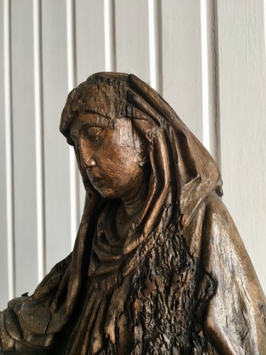 Sculpture  - St. Anne learning to read to the Virgin