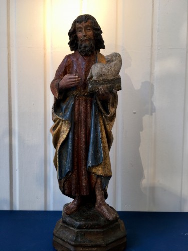 Jean le Baptiste - Sculpture Style Moyen Âge