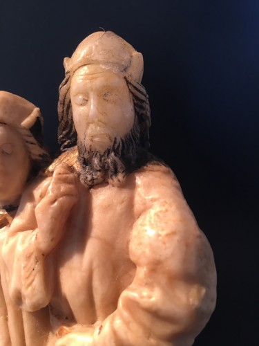 Deux petites figures en albâtre (Cosmas & Damianus) - Don Verboven - Exquisite Objects