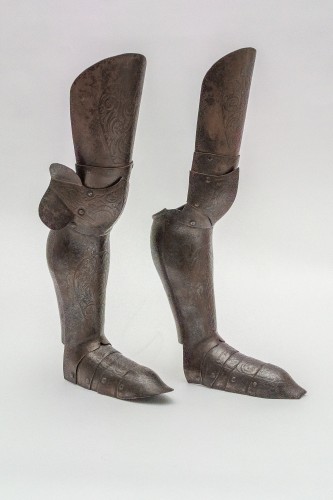 Deux petites bottes en fer - France XIXe siècle - Objets de Curiosité Style 