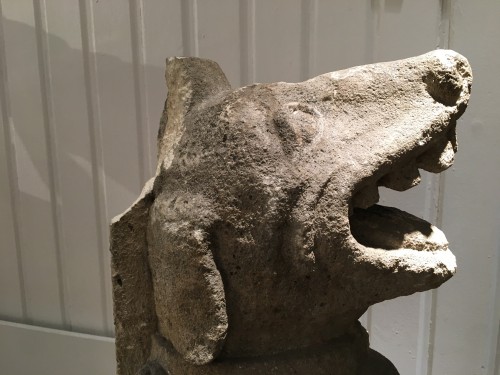 XIe au XVe siècle - Gargouille en pierre- - XVe siècle France