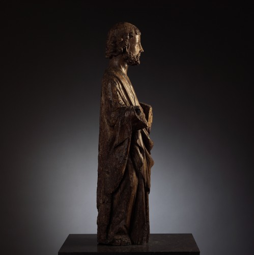 XIe au XVe siècle - Saint Pierre - sculpture en bois XVe siècle, Rhénanie (?)