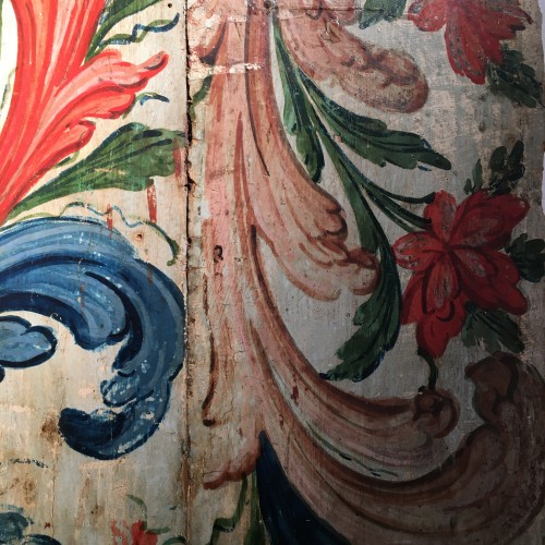Panneau de boiserie peint - France vers 1600 - Don Verboven - Exquisite Objects