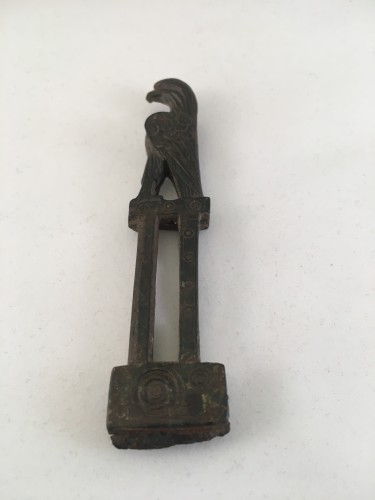 Ancient Art  - 2nd-3rd Century AD bronze knife handle in the form of an eagle