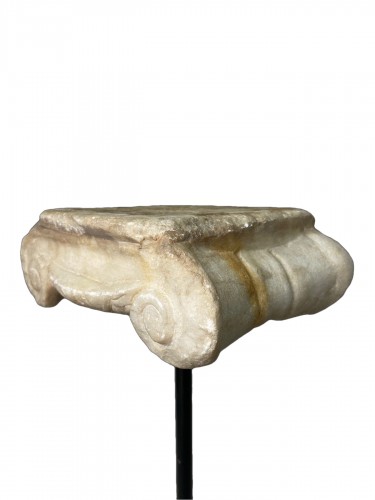 A Roman capital Ionic marble column – Circa 2nd Century A.d.