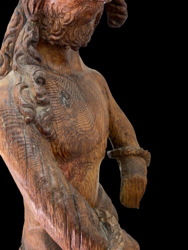 Antiquités - Christ aux liens – Flandre fin XVe début XVIe Siècle