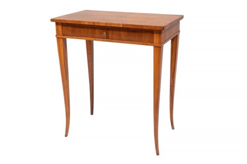 An early Biedermeier table, featuring a single drawer circa 1815
