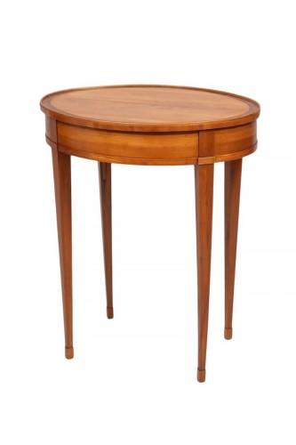Oval salon or tea table, Switzerland circa 1810
