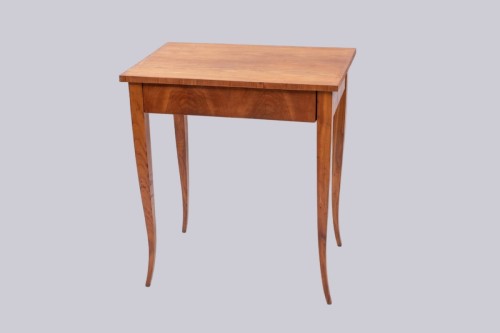 Biedermeier side table with flush-mounted top drawer, Southern Germany circa 1820 - Furniture Style Restauration - Charles X