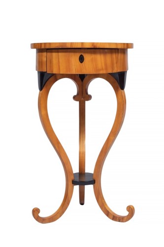 Petite table à ouvrage ronde, Allemagne vers 1820