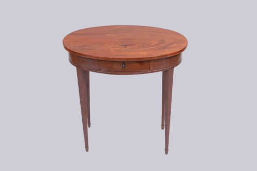 Oval Biedermeier table circa 1815/20 - Furniture Style Restauration - Charles X