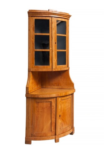 Meuble d'angle à deux corps (zweiteilig), Allemagne centrale vers 1825/30