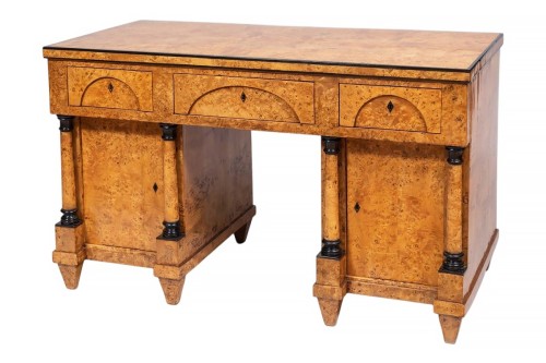 A freestanding Biedermeier writing desk circa 1830