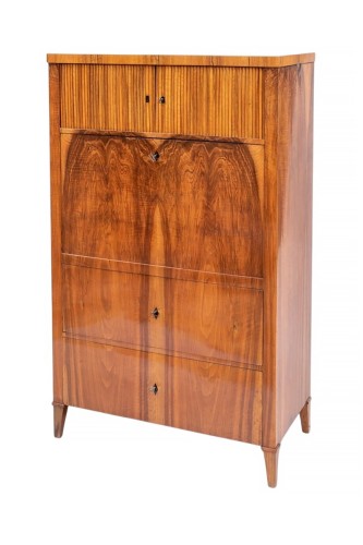 Secrétaire Biedermeier à portes à lamelles, Munich vers 1820