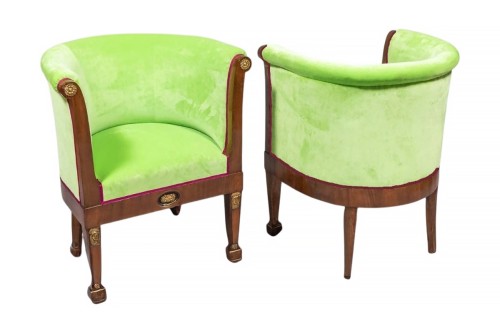 Paire de bergères vers 1810/15