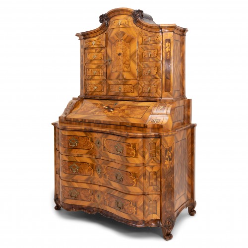 Baroque Tabernacle Secretaire, 18th Century - Furniture Style 