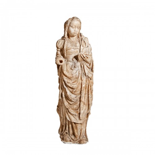 Alabaster Madonna, Northern France 16th Century