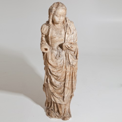  - Alabaster Madonna, Northern France 16th Century