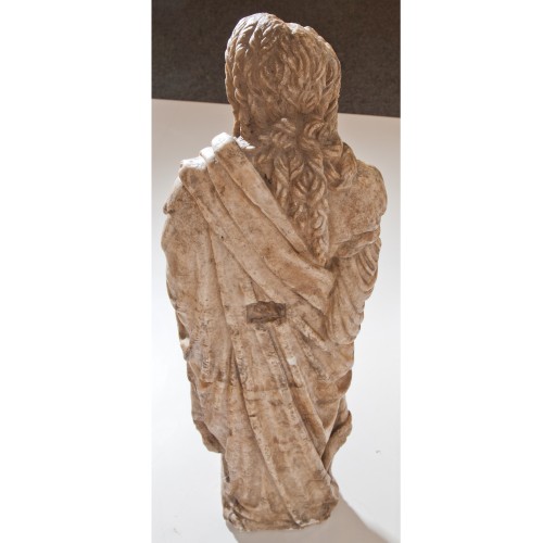 Antiquités - Alabaster Madonna, Northern France 16th Century