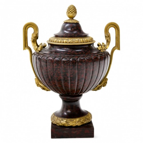 Antiquités - Vase couvert, France 2e moitié du 19e siècle