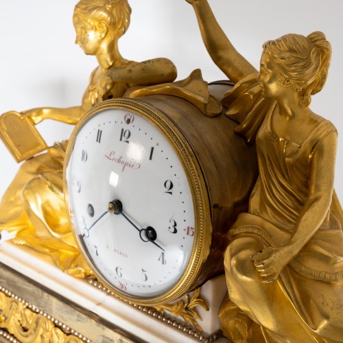 Pendule Clock “Studying the Tablets of the Law”, France, Paris circa 1770/8 - 