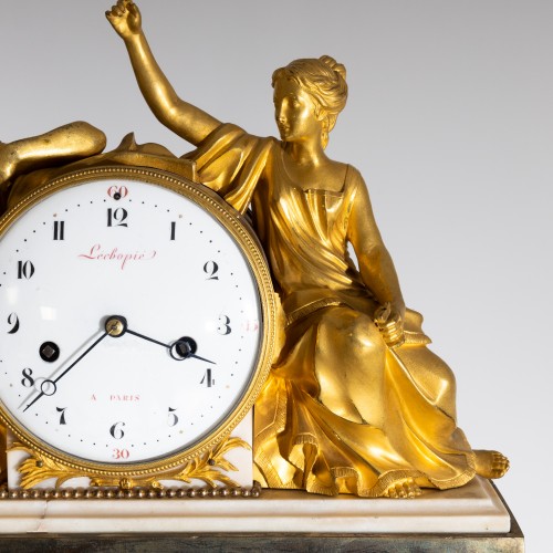 Antiquités - Pendule Clock “Studying the Tablets of the Law”, France, Paris circa 1770/8