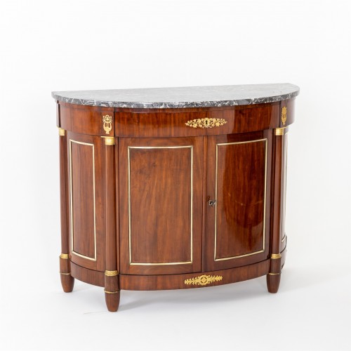 Paire de buffets demi-lune Empire, France circa 1810 - Mobilier Style 