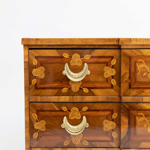 Furniture  - Louis XVI Marquetry Chest of Drawers, Late 18th Century