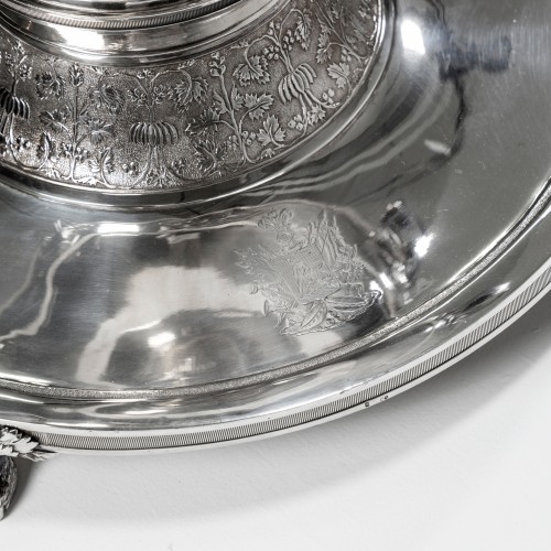 Pair of silver Lidded Tureens - Johann Georg Hann, Vienna 1800 - 