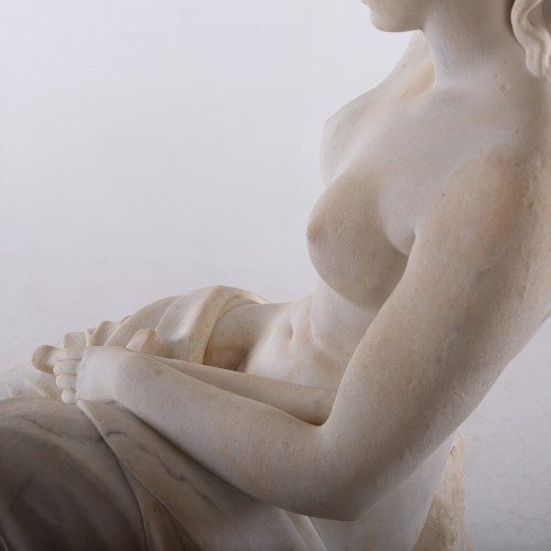 19th century - Neoclassical Marble Sculpture of Eirene, Italy, 1st Half 19th Century