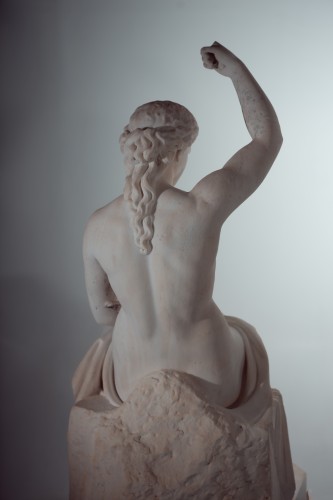 Sculpture néoclassique en marbre d'Eirene, Italie 1ère moitié du 19e siècle - Empire