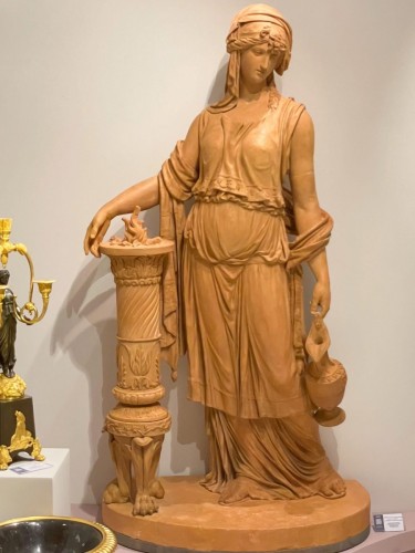 Vierge vestale avec flamme éternelle, 1ère moitié du 19e siècle - EHRL Fine Art & Antique