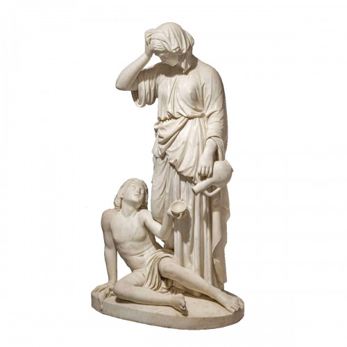 Heinrich Max Imhof (1795/98-1869) - Agar et Ismaël, 1849