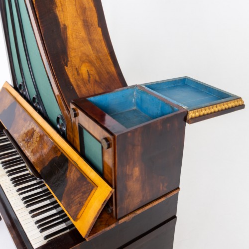 Antiquités - Piano girafe de Christoph Ehrlich zu Bamberg, vers 1820