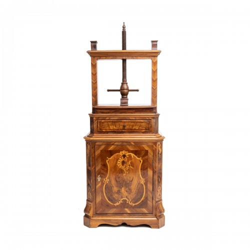 Linen Press with Spindle, 18th Century