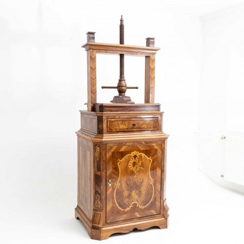 Furniture  - Linen Press with Spindle, 18th Century