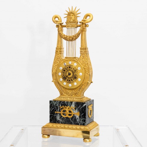 Pendule Lyre  Louis XVI, probablement Paris vers 1780 - Louis XVI