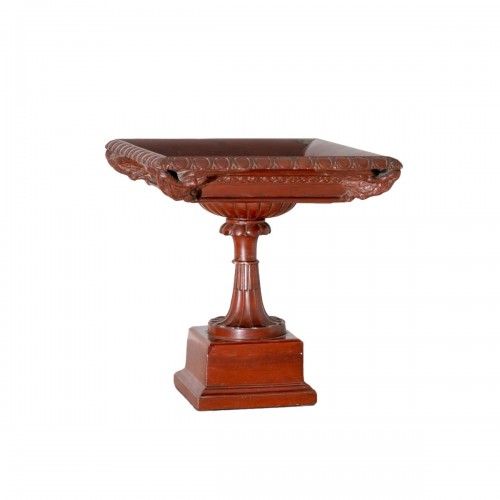 Tazza in Rosso Antico marble, Italy 19th century