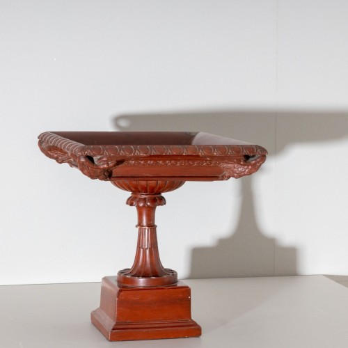 Empire - Tazza in Rosso Antico marble, Italy 19th century