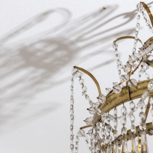 19th century - Crystal chandelier, Sweden around 1800