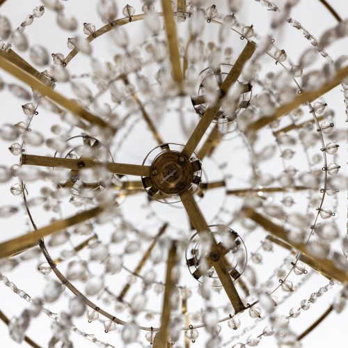 Empire - Crystal chandelier, Sweden around 1800