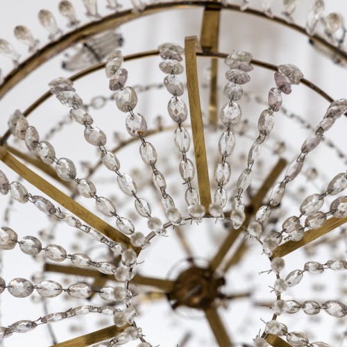 Antiquités - Crystal chandelier, Sweden around 1800