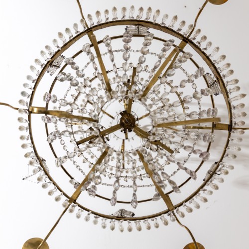 Antiquités - Crystal chandelier, Sweden around 1800
