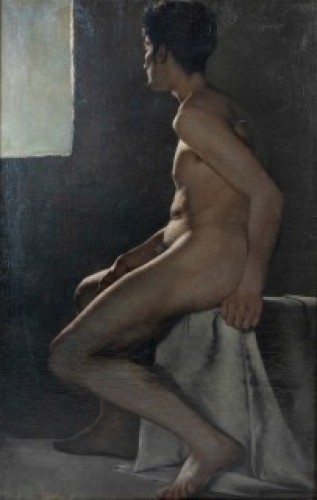 Paul Anton Kaulbach (1864 - 1930) - Male nude