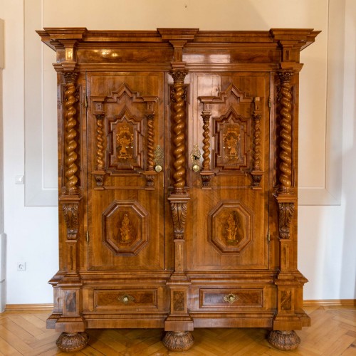 Cabinet baroque, Allemagne du Sud XVIIe siècle - Mobilier Style 