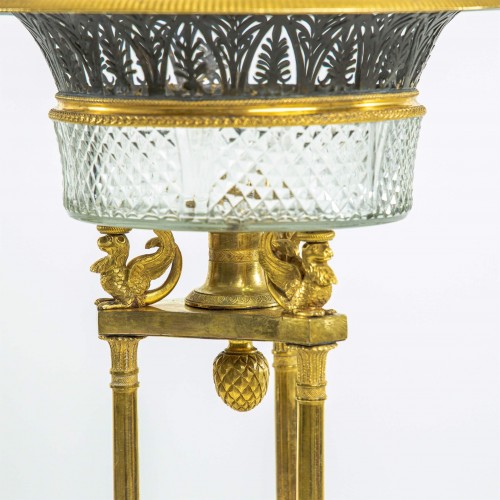 Verrerie, Cristallerie  - Centre de table Empire, début du 19e siècle