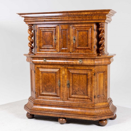 Mobilier Cabinet & Coffre - Cabinet baroque en noyer - Allemagne, Franconie XVIIIe siècle