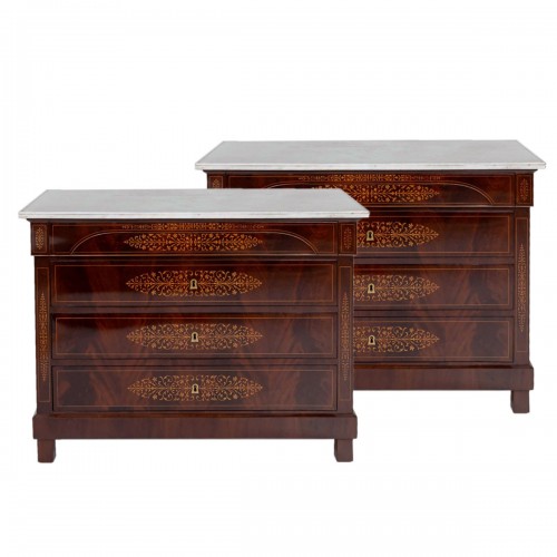 Pair of Charles X Chests of Drawers circa 1830