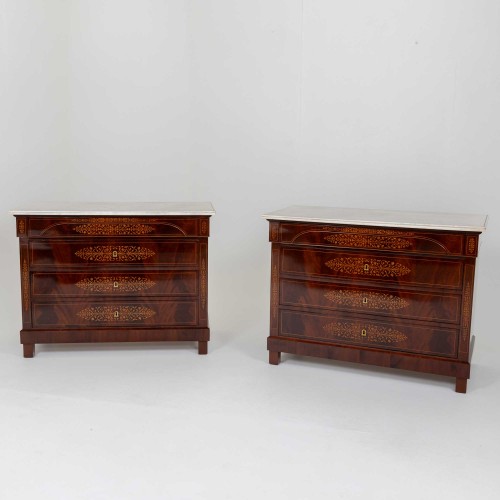 Pair of Charles X Chests of Drawers circa 1830 - 